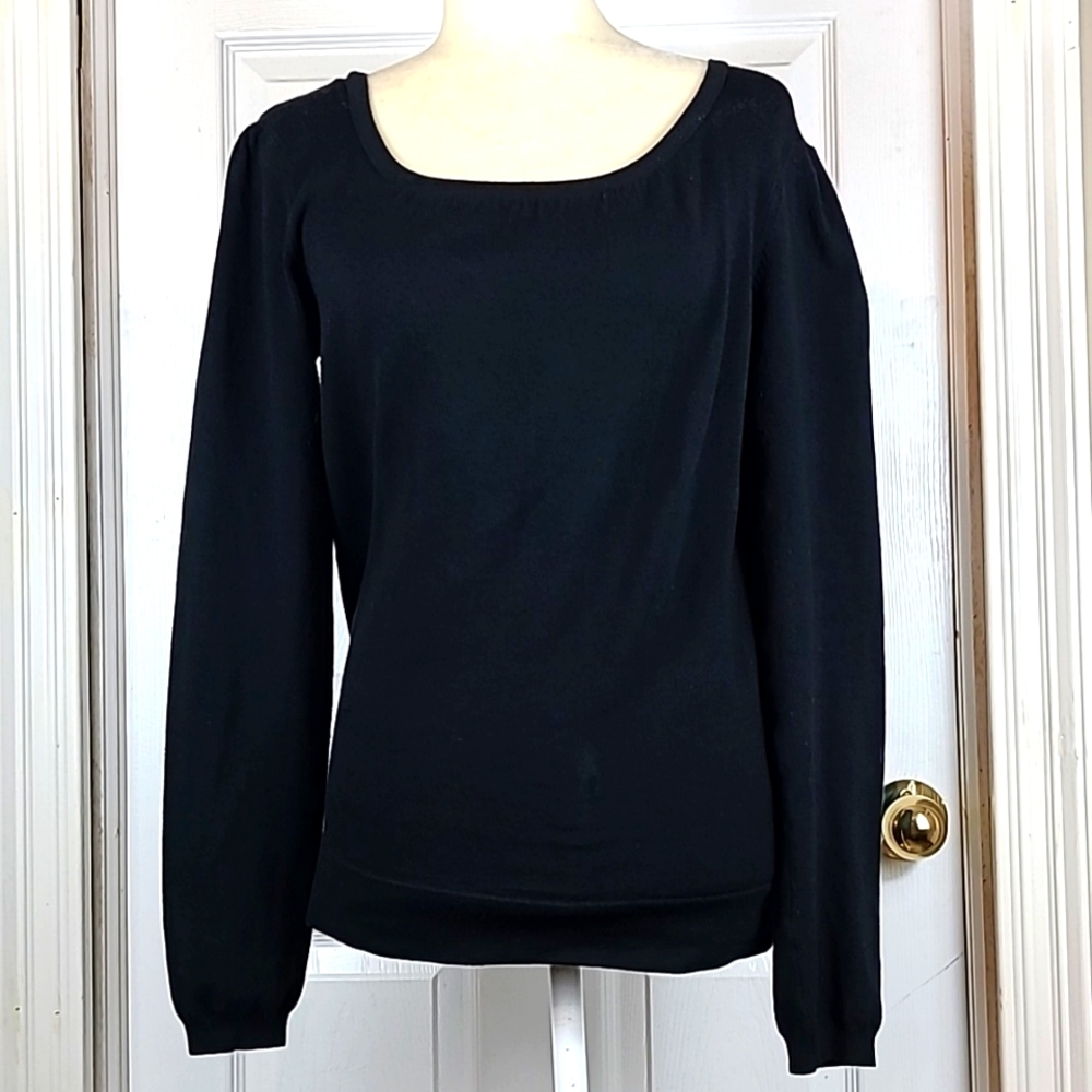 Studio Y Split Cut Out Back Sweater